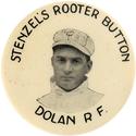 1904 Stenzel's Rooter Cincinnati Reds Pins #NNO Cozy Dolan Front
