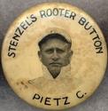 1904 Stenzel's Rooter Cincinnati Reds Pins #NNO Heinie Peitz Front