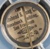 1912 Whitehead & Hoag Pacific Coast League Pins (PM5) #NNO Al Cook Back