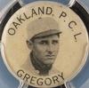 1912 Whitehead & Hoag Pacific Coast League Pins (PM5) #NNO Howard Gregory Front