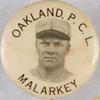 1912 Whitehead & Hoag Pacific Coast League Pins (PM5) #NNO William Malarkey Front