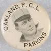 1912 Whitehead & Hoag Pacific Coast League Pins (PM5) #NNO Roy Parkin Front
