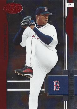 2003 Leaf - Leaf Certified Previews Mirror Red #LC-12 Pedro Martinez Front