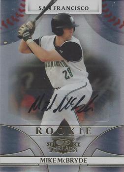 2008 Donruss Threads - Signatures Gold #140 Mike McBryde Front