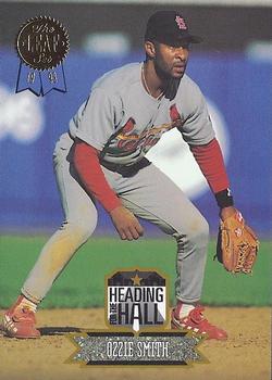 1993 Leaf - Heading for the Hall #10 Ozzie Smith Front