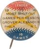 1933 Big League Leaders Pins (PR3-10) #NNO Grover Alexander Front