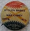 1933 Big League Leaders Pins (PR3-10) #NNO Max Carey Front