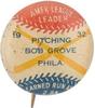 1933 Big League Leaders Pins (PR3-10) #NNO Lefty Grove Front