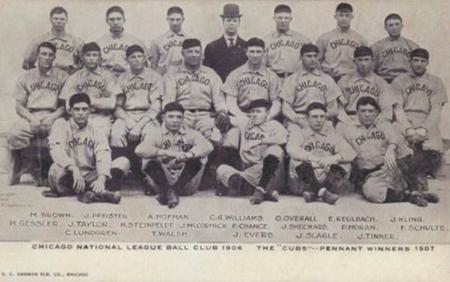 1906 V. O. Hammon Postcards #NNO Chicago Cubs Team Front