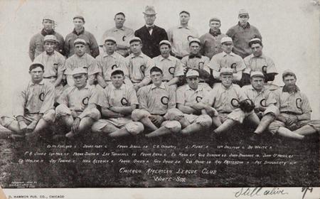 1906 V. O. Hammon Postcards #NNO Chicago White Sox Team Front