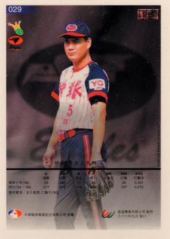 1996 CPBL Pro-Card Series 3 - Baseball Hall of Fame - Gold #29 Kuang-Shih Wang Back