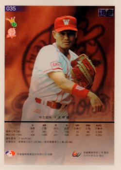 1996 CPBL Pro-Card Series 3 - Baseball Hall of Fame - Gold #35 Ming-Tsu Lu Back