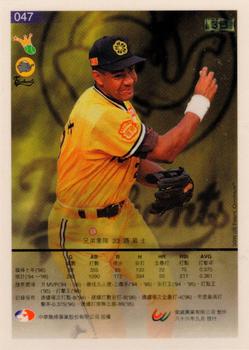 1996 CPBL Pro-Card Series 3 - Baseball Hall of Fame - Gold #47 Luis de los Santos Back