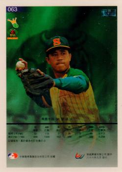 1996 CPBL Pro-Card Series 3 - Baseball Hall of Fame - Gold #63 Yen-Cheng Chen Back