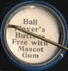 1910 Diamond Mascot Gum Pins (PE1) #NNO Fred Osborn Back