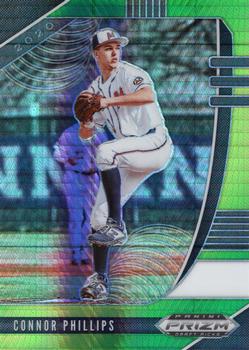2020 Panini Prizm Draft Picks - Hyper Green and Yellow #PDP64 Connor Phillips Front