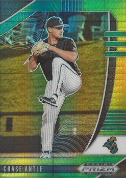 2020 Panini Prizm Draft Picks - Hyper Green and Yellow #PDP163 Chase Antle Front