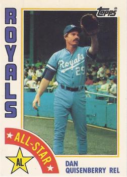 1984 Topps - Collector's Edition (Tiffany) #407 Dan Quisenberry Front
