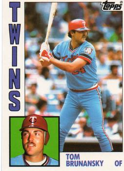 1984 Topps - Collector's Edition (Tiffany) #447 Tom Brunansky Front
