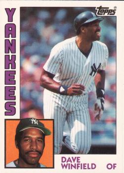 1984 Topps - Collector's Edition (Tiffany) #460 Dave Winfield Front