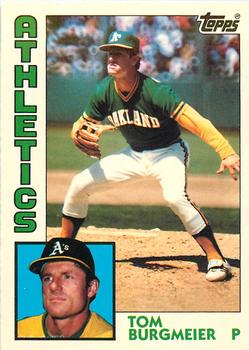 1984 Topps - Collector's Edition (Tiffany) #33 Tom Burgmeier Front