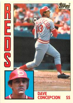 1984 Topps - Collector's Edition (Tiffany) #55 Dave Concepcion Front