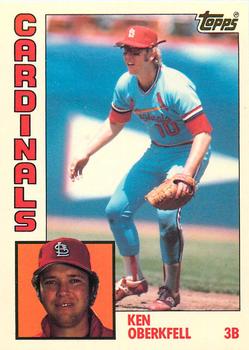 1984 Topps - Collector's Edition (Tiffany) #102 Ken Oberkfell Front