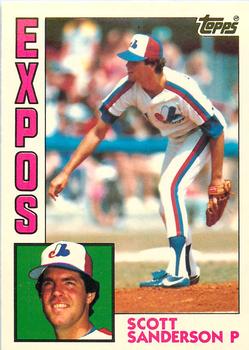 1984 Topps - Collector's Edition (Tiffany) #164 Scott Sanderson Front