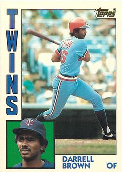 1984 Topps - Collector's Edition (Tiffany) #193 Darrell Brown Front