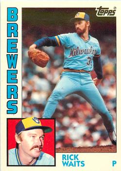 1984 Topps - Collector's Edition (Tiffany) #218 Rick Waits Front