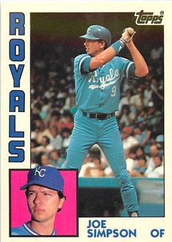 1984 Topps - Collector's Edition (Tiffany) #219 Joe Simpson Front