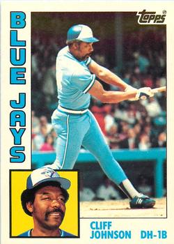 1984 Topps - Collector's Edition (Tiffany) #221 Cliff Johnson Front