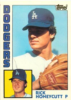 1984 Topps - Collector's Edition (Tiffany) #222 Rick Honeycutt Front