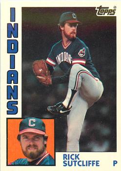 1984 Topps - Collector's Edition (Tiffany) #245 Rick Sutcliffe Front