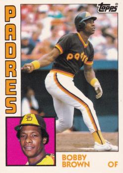 1984 Topps - Collector's Edition (Tiffany) #261 Bobby Brown Front