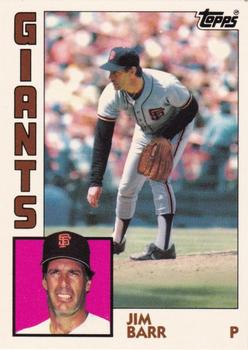 1984 Topps - Collector's Edition (Tiffany) #282 Jim Barr Front