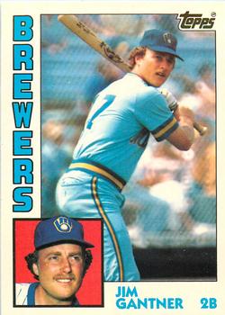 1984 Topps - Collector's Edition (Tiffany) #298 Jim Gantner Front