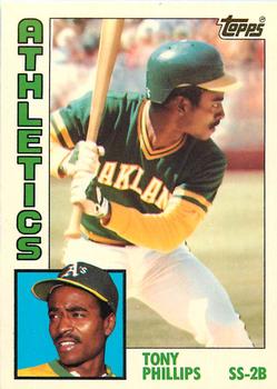 1984 Topps - Collector's Edition (Tiffany) #309 Tony Phillips Front