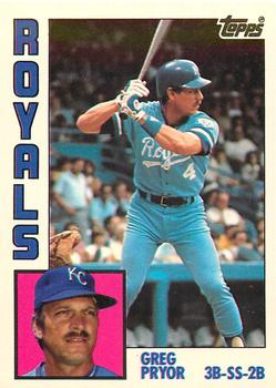 1984 Topps - Collector's Edition (Tiffany) #317 Greg Pryor Front