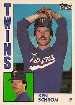 1984 Topps - Collector's Edition (Tiffany) #322 Ken Schrom Front