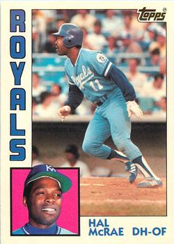 1984 Topps - Collector's Edition (Tiffany) #340 Hal McRae Front