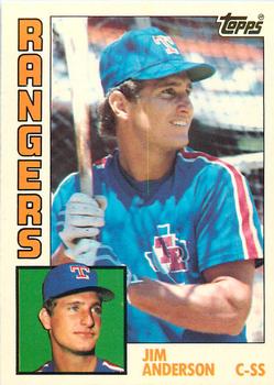 1984 Topps - Collector's Edition (Tiffany) #353 Jim Anderson Front