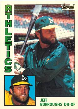 1984 Topps - Collector's Edition (Tiffany) #354 Jeff Burroughs Front