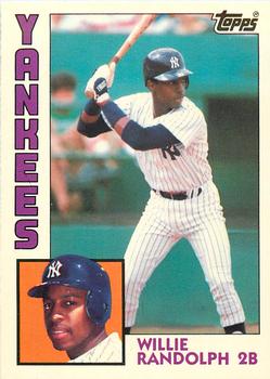 1984 Topps - Collector's Edition (Tiffany) #360 Willie Randolph Front