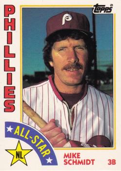 1984 Topps - Collector's Edition (Tiffany) #388 Mike Schmidt Front