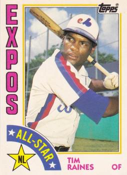 1984 Topps - Collector's Edition (Tiffany) #390 Tim Raines Front