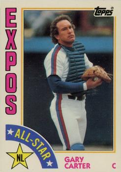 1984 Topps - Collector's Edition (Tiffany) #393 Gary Carter Front