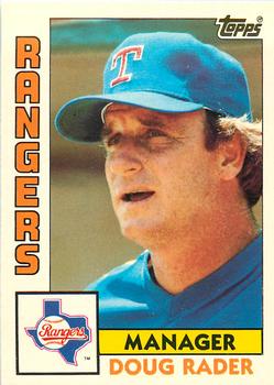 1984 Topps - Collector's Edition (Tiffany) #412 Doug Rader Front