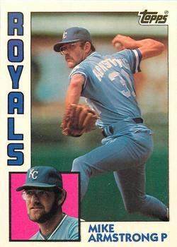 1984 Topps - Collector's Edition (Tiffany) #417 Mike Armstrong Front