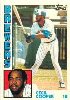 1984 Topps - Collector's Edition (Tiffany) #420 Cecil Cooper Front